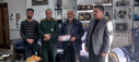 دیدار سرپرست مرکز هرند به همراه فرمانده بسیج ناحیه شهرستان هرند با خانواده شهید امنیت محمدرضا اسماعیلی